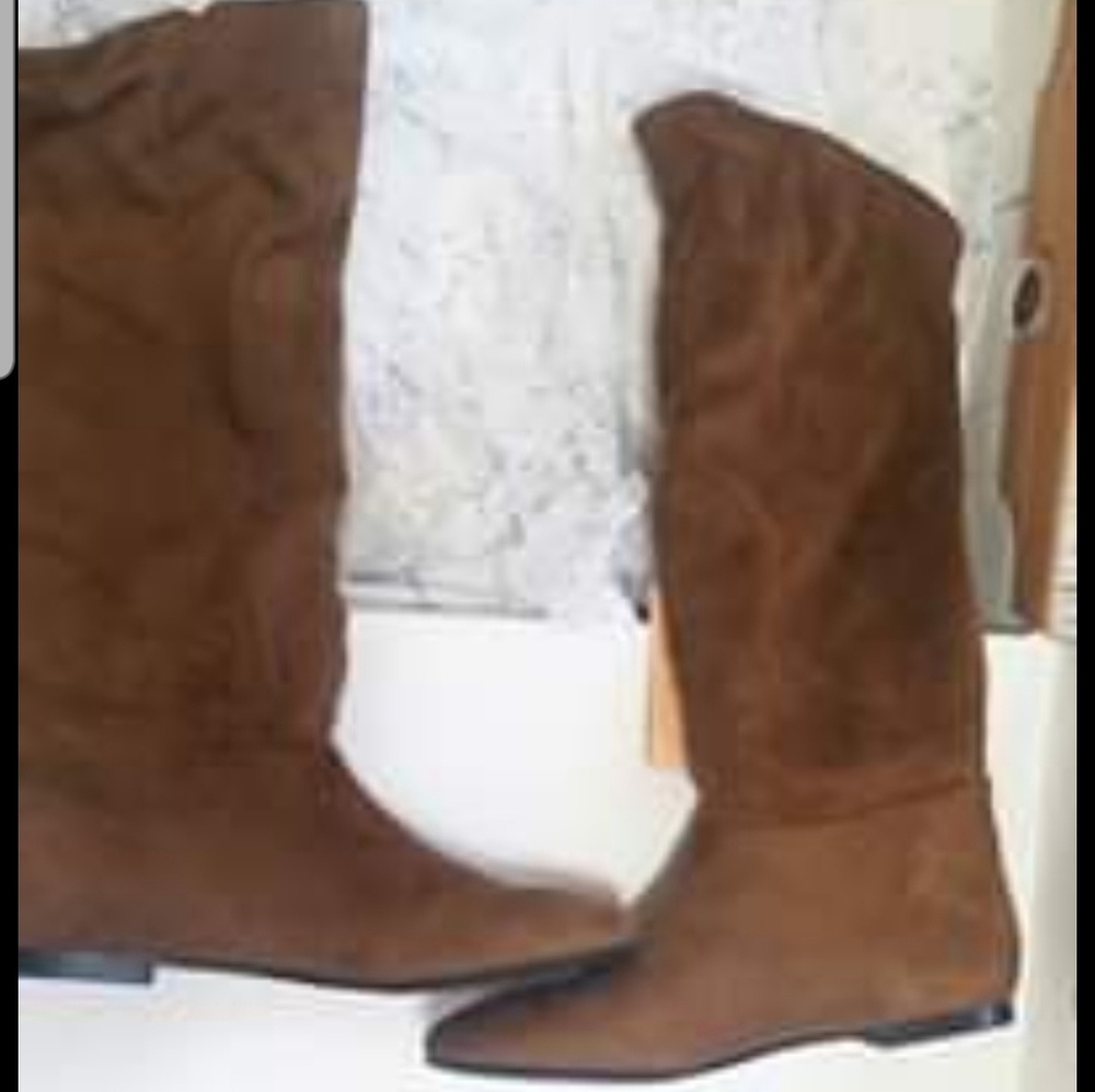 Indigo Over The Knee Slouch Boots